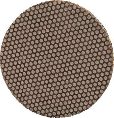 3M - 1" Diam, 1,800 Grit, Diamond Hook & Loop Disc - Ultra Fine Grade, Coated, Cloth Backing, Series 6002J - USA Tool & Supply