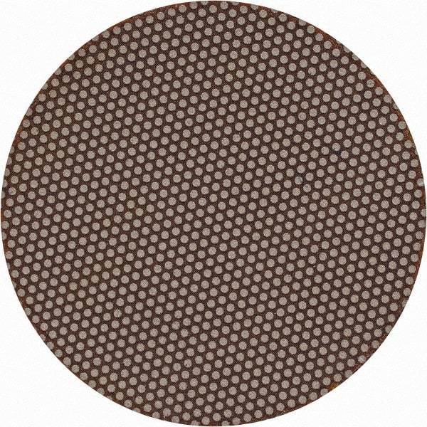 3M - 1-1/2" Diam, 1,800 Grit, Diamond Hook & Loop Disc - Ultra Fine Grade, Coated, Cloth Backing, Series 6002J - USA Tool & Supply