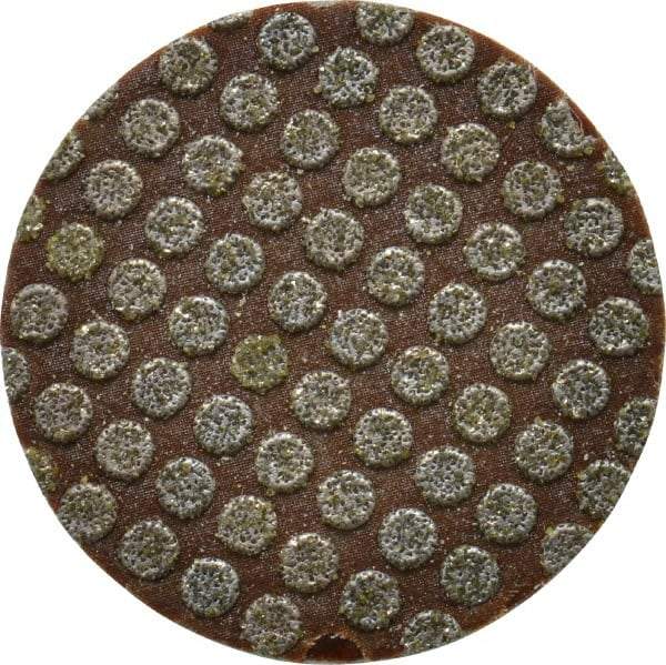 3M - 1" Disc Diam, 60 Grit, Diamond Quick Change Disc - Type R Attaching System, Coated, Green, Medium Grade, 30,000 RPM, 6234J Series - USA Tool & Supply