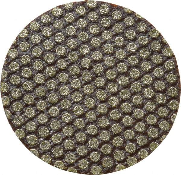 3M - 1-1/2" Disc Diam, 60 Grit, Diamond Quick Change Disc - Type R Attaching System, Coated, Green, Medium Grade, 30,000 RPM, 6234J Series - USA Tool & Supply