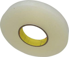 3M - 1" x 27 Yd Acrylic Adhesive Double Sided Tape - 1/32" Thick, Clear, Acrylic Foam Liner, Continuous Roll, Series 4658F - USA Tool & Supply