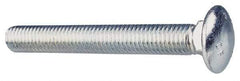 Value Collection - 5/16-18 UNC 2" Length Under Head, Standard Square Neck, Carriage Bolt - Grade 2 Steel, Zinc-Plated Finish - USA Tool & Supply