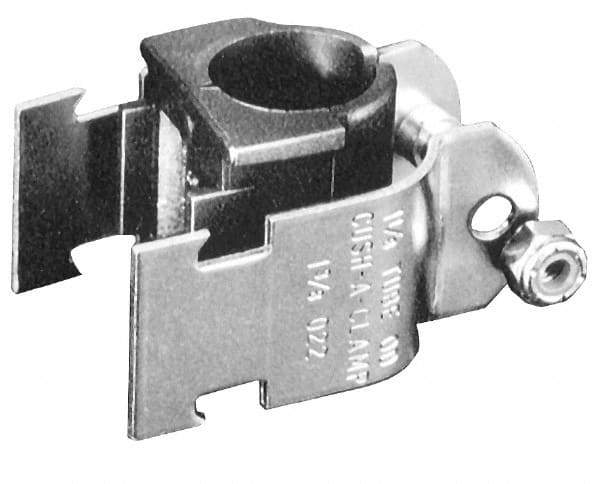 ZSI - 3/8" Pipe," Pipe Clamp with Cushion - USA Tool & Supply