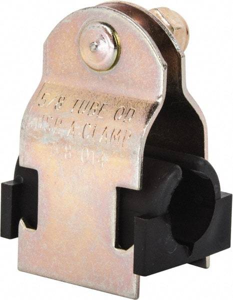 ZSI - 5/8" Pipe, Tube Clamp with Cushion - Dichromate - USA Tool & Supply