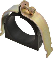 ZSI - 3" Pipe," Pipe Clamp with Cushion - Dichromate - USA Tool & Supply