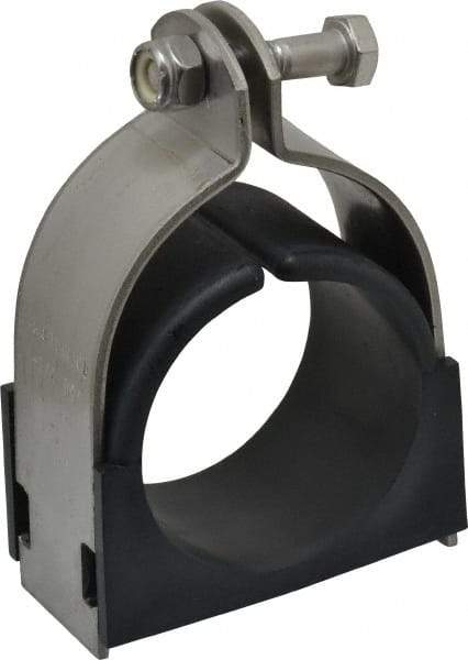 ZSI - 2" Pipe," Pipe Clamp with Cushion - USA Tool & Supply