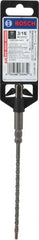 Bosch - 3/16" Diam, SDS-Plus Shank, Carbide-Tipped Rotary & Hammer Drill Bit - USA Tool & Supply