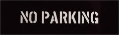 C.H. Hanson - 2 Inch Characters, No Parking, Plastic Stencil - 6 x 17 Inch Overall Size - USA Tool & Supply