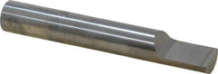 Accupro - 3/8 Inch Diameter, 2-1/2 Inch Overall Length, 1/2 Inch Split Length, Solid Carbide, Squared Split End Carbide Blank - Single End - USA Tool & Supply