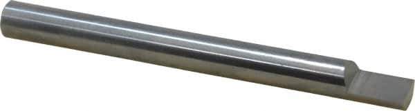 Accupro - 3/8 Inch Diameter, 4 Inch Overall Length, 1/2 Inch Split Length, Solid Carbide, Squared Split End Carbide Blank - Single End - USA Tool & Supply