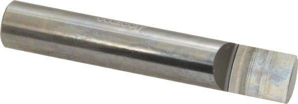 Accupro - 1/2 Inch Diameter, 3 Inch Overall Length, 5/8 Inch Split Length, Solid Carbide, Squared Split End Carbide Blank - Single End - USA Tool & Supply