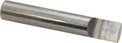 Accupro - 1/2 Inch Diameter, 3 Inch Overall Length, 5/8 Inch Split Length, Solid Carbide, Squared Split End Carbide Blank - Single End - USA Tool & Supply