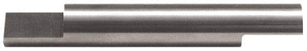 Accupro - 5/16 Inch Diameter, 2-1/2 Inch Overall Length, 1/2 Inch Split Length, Solid Carbide, Squared Split End Carbide Blank - Double End - USA Tool & Supply