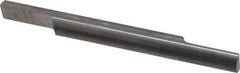 Accupro - 1/4 Inch Diameter, 2-1/2 Inch Overall Length, 3/8 Inch Split Length, Solid Carbide, Squared Split End Carbide Blank - Double End - USA Tool & Supply