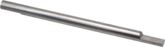 Accupro - 1/4 Inch Diameter, 4 Inch Overall Length, 3/8 Inch Split Length, Solid Carbide, Squared Split End Carbide Blank - Double End - USA Tool & Supply