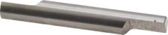 Accupro - 3/8 Inch Diameter, 2-1/2 Inch Overall Length, 1/2 Inch Split Length, Solid Carbide, Squared Split End Carbide Blank - Double End - USA Tool & Supply