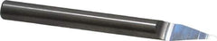 Accupro - 3/16 Inch Diameter, 2 Inch Overall Length, 3/8 Inch Split Length, Solid Carbide, Conical Point Split End Carbide Blank - Single End, 30° Point - USA Tool & Supply