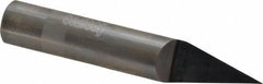 Accupro - 1/2 Inch Diameter, 3 Inch Overall Length, 5/8 Inch Split Length, Solid Carbide, Conical Point Split End Carbide Blank - Single End, 30° Point - USA Tool & Supply