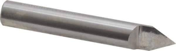 Accupro - 3/8 Inch Diameter, 2-1/2 Inch Overall Length, 1/2 Inch Split Length, Solid Carbide, Conical Point Split End Carbide Blank - Single End, 60° Point - USA Tool & Supply