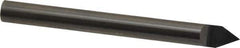 Accupro - 3/8 Inch Diameter, 4 Inch Overall Length, 1/2 Inch Split Length, Solid Carbide, Conical Point Split End Carbide Blank - Single End, 60° Point - USA Tool & Supply