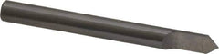 Accupro - 1/4 Inch Diameter, 2-1/2 Inch Overall Length, 3/8 Inch Split Length, Solid Carbide, Conical Point Split End Carbide Blank - Single End, 90° Point - USA Tool & Supply