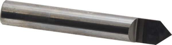 Accupro - 3/8 Inch Diameter, 2-1/2 Inch Overall Length, 1/2 Inch Split Length, Solid Carbide, Conical Point Split End Carbide Blank - Single End, 90° Point - USA Tool & Supply