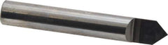 Accupro - 3/8 Inch Diameter, 2-1/2 Inch Overall Length, 1/2 Inch Split Length, Solid Carbide, Conical Point Split End Carbide Blank - Single End, 90° Point - USA Tool & Supply