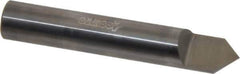Accupro - 1/2 Inch Diameter, 3 Inch Overall Length, 5/8 Inch Split Length, Solid Carbide, Conical Point Split End Carbide Blank - Single End, 90° Point - USA Tool & Supply