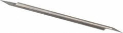 Accupro - 1/8 Inch Diameter, 3 Inch Overall Length, 3/8 Inch Split Length, Solid Carbide, Conical Point Split End Carbide Blank - Single End, 30° Point - USA Tool & Supply