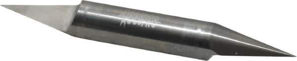 Accupro - 1/2 Inch Diameter, 4 Inch Overall Length, 5/8 Inch Split Length, Solid Carbide, Conical Point Split End Carbide Blank - Single End, 30° Point - USA Tool & Supply