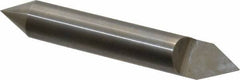 Accupro - 3/8 Inch Diameter, 2-1/2 Inch Overall Length, 1/2 Inch Split Length, Solid Carbide, Conical Point Split End Carbide Blank - Single End, 60° Point - USA Tool & Supply