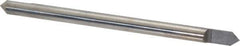 Accupro - 1/4 Inch Diameter, 4 Inch Overall Length, 3/8 Inch Split Length, Solid Carbide, Conical Point Split End Carbide Blank - Single End, 90° Point - USA Tool & Supply