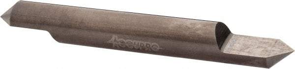 Accupro - 5/16 Inch Diameter, 2-1/2 Inch Overall Length, 1/2 Inch Split Length, Solid Carbide, Conical Point Split End Carbide Blank - Single End, 90° Point - USA Tool & Supply