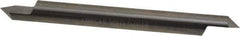 Accupro - 3/8 Inch Diameter, 4 Inch Overall Length, 1/2 Inch Split Length, Solid Carbide, Conical Point Split End Carbide Blank - Single End, 90° Point - USA Tool & Supply