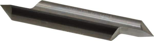 Accupro - 1/2 Inch Diameter, 3 Inch Overall Length, 5/8 Inch Split Length, Solid Carbide, Conical Point Split End Carbide Blank - Single End, 90° Point - USA Tool & Supply