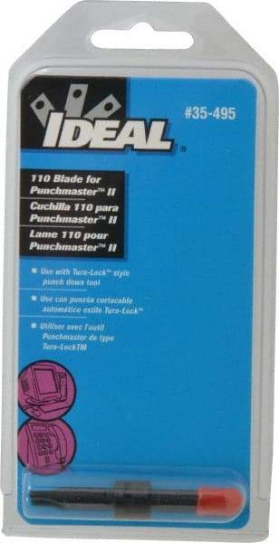 Ideal - Termination Tool Replacement Blade - For Use with 110 Terminal Blocks - USA Tool & Supply