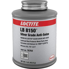 Loctite - 1 Lb Can High Temperature Anti-Seize Lubricant - Silver Colored, 1,600°F, Silver Colored, Water Resistant - USA Tool & Supply