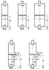 Made in USA - Press Brake Punch and Die Set - 6 Ft. Punch and Die Length - USA Tool & Supply