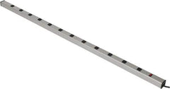 Wiremold - 12 Outlets, 120 Volts, 15 Amps, 15' Cord, Power Outlet Strip - Raceway Mount, 5-15 NEMA Configuration, 72" Strip, cULus Listed - USA Tool & Supply