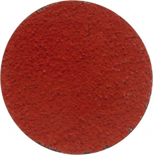 3M - 2" Disc Diam, 50 Grit, Ceramic Quick Change Disc - Type R Attaching System, Coated, Orange, Coarse Grade, 25,000 RPM, 777F Series - USA Tool & Supply