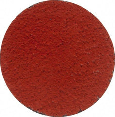 3M - 2" Disc Diam, 50 Grit, Ceramic Quick Change Disc - Type R Attaching System, Coated, Orange, Coarse Grade, 25,000 RPM, 777F Series - USA Tool & Supply
