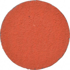 3M - 2" Disc Diam, 60 Grit, Ceramic Quick Change Disc - Type R Attaching System, Coated, Orange, Medium Grade, 25,000 RPM, 777F Series - USA Tool & Supply