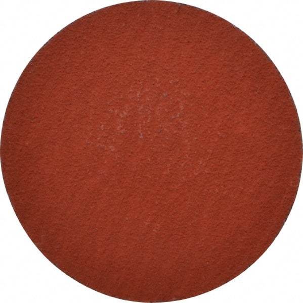 3M - 2" Disc Diam, 120 Grit, Ceramic Quick Change Disc - Type R Attaching System, Coated, Orange, Fine Grade, 25,000 RPM, 777F Series - USA Tool & Supply