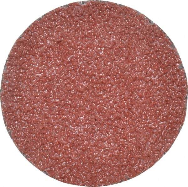 3M - 2" Disc Diam, 36 Grit, Ceramic Quick Change Disc - Type R Attaching System, Coated, Brown, Very Coarse Grade, 25,000 RPM, 963G Series - USA Tool & Supply