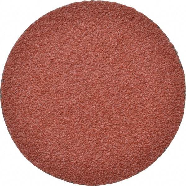 3M - 3" Disc Diam, 50 Grit, Ceramic Quick Change Disc - Type R Attaching System, Coated, Brown, Coarse Grade, 20,000 RPM, 963G Series - USA Tool & Supply