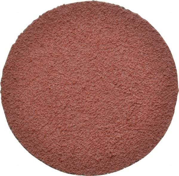 3M - 2" Disc Diam, 80 Grit, Ceramic Quick Change Disc - Type R Attaching System, Coated, Brown, Medium Grade, 25,000 RPM, 963G Series - USA Tool & Supply