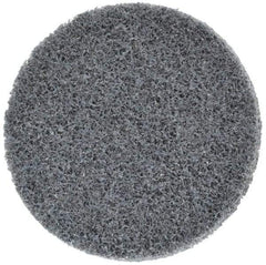 3M - 2" Disc Diam, Silicon Carbide Quick Change Disc - Type R Attaching System, Nonwoven, Gray, Fine Grade, 22,100 RPM - USA Tool & Supply