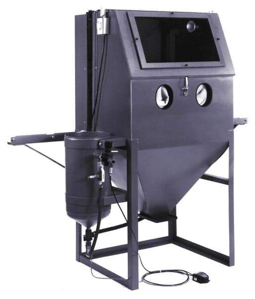 Econoline - 84" Wide x 76" High x 32" Deep Sandblasting Cabinet - Working Dimensions 36" Wide x 36" High x 30" Deep - USA Tool & Supply