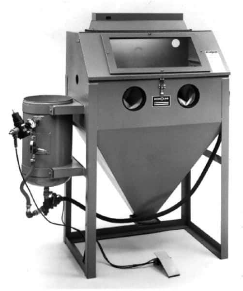 Econoline - 60" Wide x 65" High x 25" Deep Sandblasting Cabinet - Working Dimensions 36" Wide x 23" High x 24" Deep - USA Tool & Supply