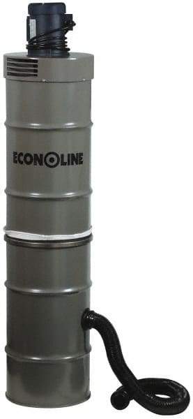 Econoline - 1/2 hp, 150 CFM Sandblaster Dust Collector - 65" High x 15" Diam - USA Tool & Supply